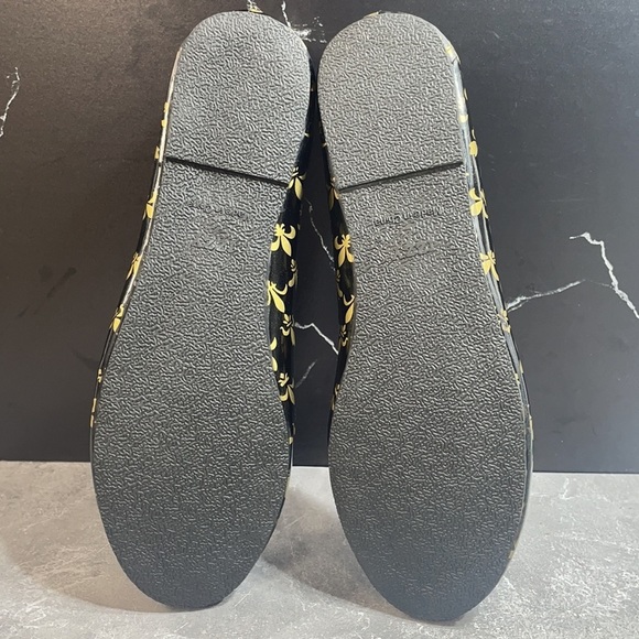 Izzy Flats Black/Gold Size 9m - Picture 7 of 9